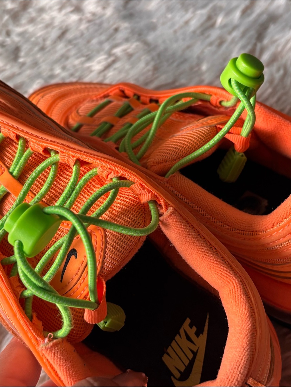 Nike Air Max 97 Atomic Orange/Black DM8338-800 Women’s Size 7.5 - Picture 7 of 9